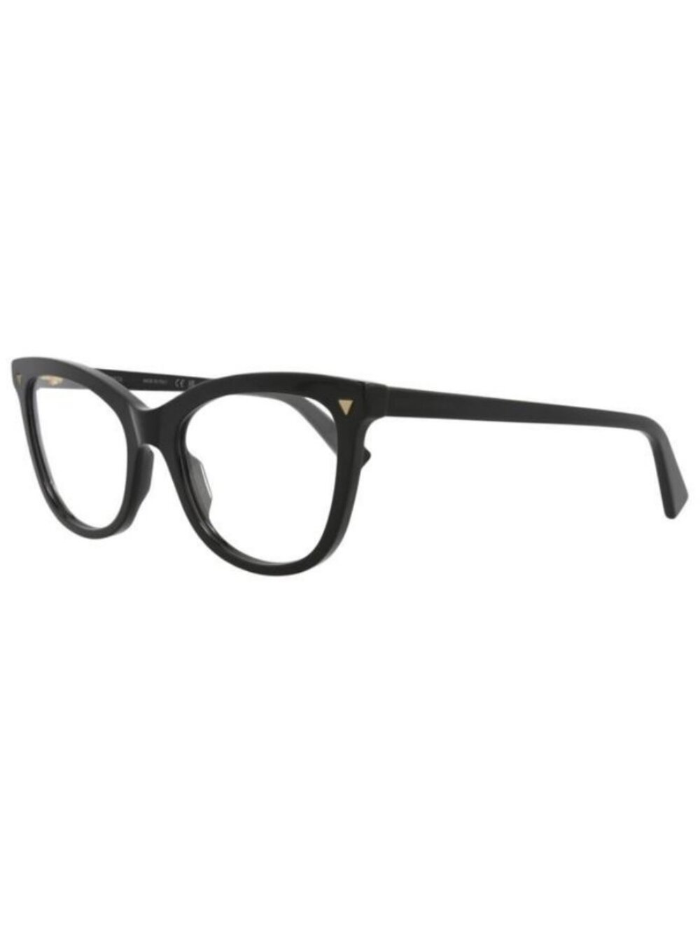 New Bottega Veneta Womens Cat Eye Black Black Transparent Fashion Designer Eyegl